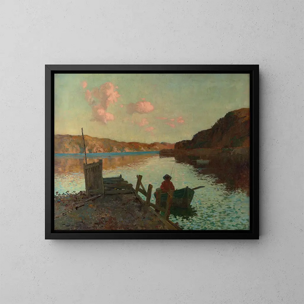 Bay of Evans - James Nairn — framed artwork on a wall