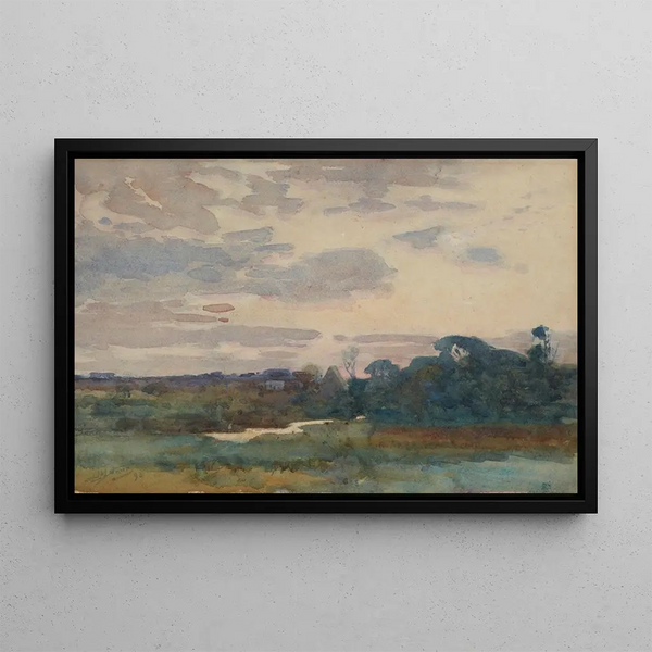 Evening - James Nairn — framed artwork on a wall
