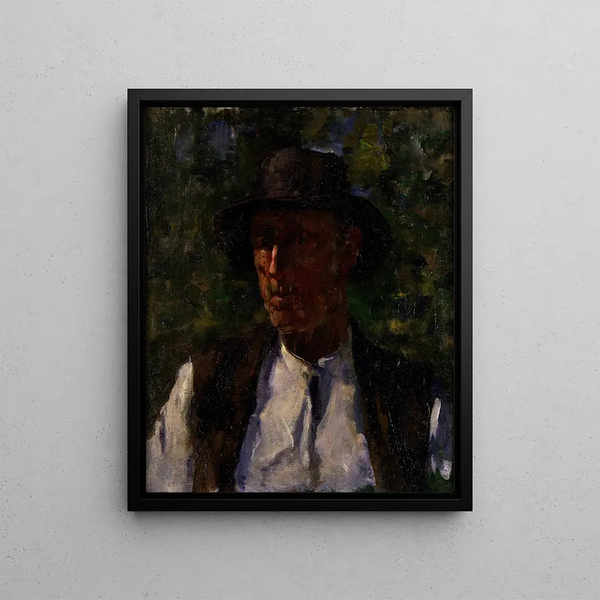 Old Age - James Nairn — framed artwork on a wall