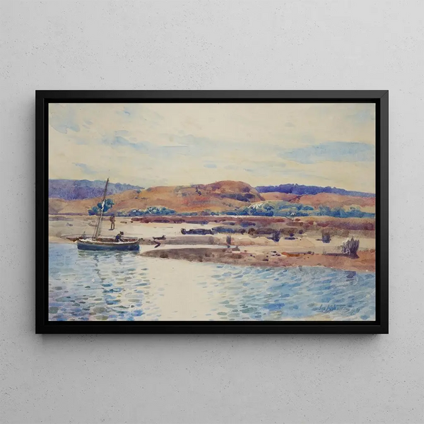 Port of Porirua - James Nairn — framed artwork on a wall