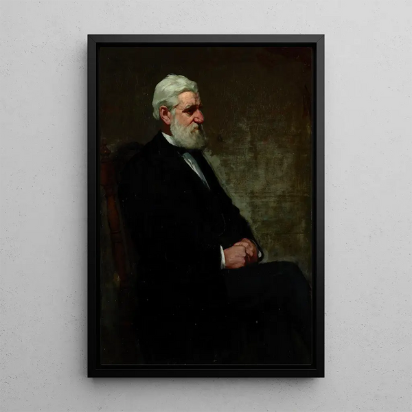 Portrait Painting of Archibald Nairn Esq - James Nairn — framed artwork on a wall