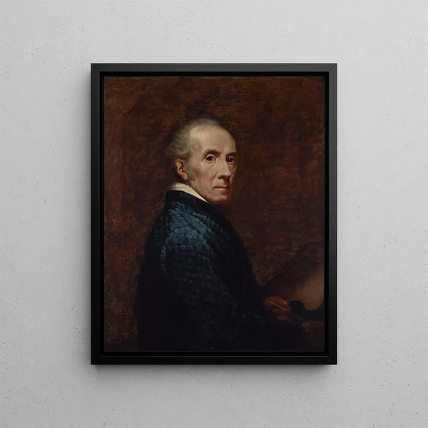 Self-portrait - James Northcote — framed artwork on a wall