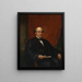 Salmon Portland Chase - James Reid Lambdin — framed artwork on a wall