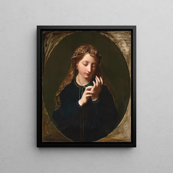 Souvenirs lointains - James Sant — framed artwork on a wall