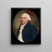 Portrait of a gentleman - James Scouler — framed artwork on a wall