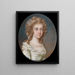 Portrait of a Lady - James Scouler — framed artwork on a wall