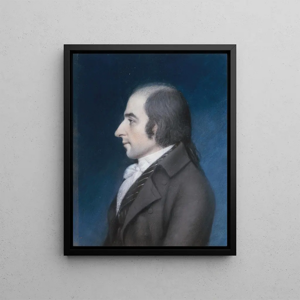 Albert Gallatin - James Sharples — framed artwork on a wall