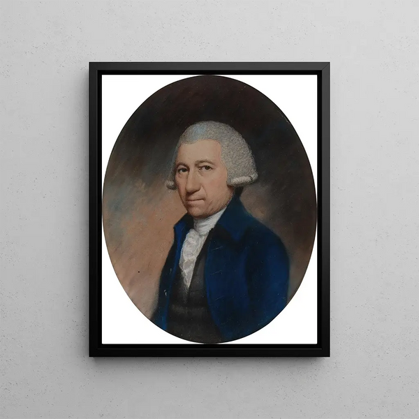 William Samuel Johnson - James Sharples — framed artwork on a wall
