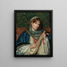 La Mandoline - James Smetham — framed artwork on a wall