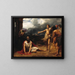 Job et les messagers - James Thomas Linnell — framed artwork on a wall