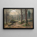 A winter morning, melting frost - James Thomas Watts — framed artwork on a wall