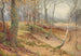 Silver birch and beech in autumn - James Thomas Watts — artwork view
