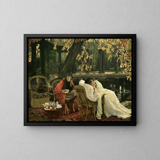 A Convalescent - James Tissot — framed artwork on a wall
