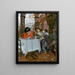 A Luncheon Un Déjeuner - James Tissot — framed artwork on a wall