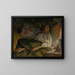 a reclining lady - James Tissot — framed artwork on a wall