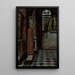 View of a Greek, Roman, and Etruscan Antiquities Room, Room no 9 at the Louvre - James Tissot — framed artwork on a wall