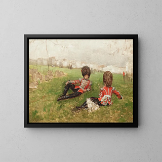 Fifeurs de Coldstream, parc St James, Londres - James Tissot — framed artwork on a wall