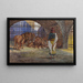 Daniel in the lion's den - James Tissot — framed artwork on a wall