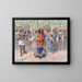 Festivités en l'honneur de David - James Tissot — framed artwork on a wall