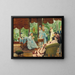 In the conservatory - James Tissot — framed artwork on a wall