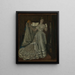 Dame et femme de chambre - James Tissot — framed artwork on a wall