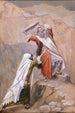 Moses breaking the tablets of the Ten Commandments - James Tissot — artwork view
