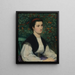 Portrait of a Lady - James Tissot — framed artwork on a wall