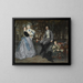 Portrait of the Marquis and Marquise de Miramon and their children - James Tissot — framed artwork on a wall