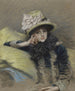Portrait of a Young Woman - James Tissot — artwork view