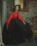 Portrait painting of Mlle L. L. - James Tissot — artwork view