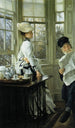 Reading the News - James Tissot — artwork view