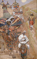 Rebecca meets Isaac on the way - James Tissot — artwork view
