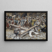 Simon de Cyrène forced to carry the cross with Jesus - James Tissot — framed artwork on a wall
