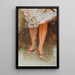 Les Bas rouges - James Tissot — framed artwork on a wall