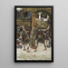 The Flagellation on the Forehead - James Tissot — framed artwork on a wall