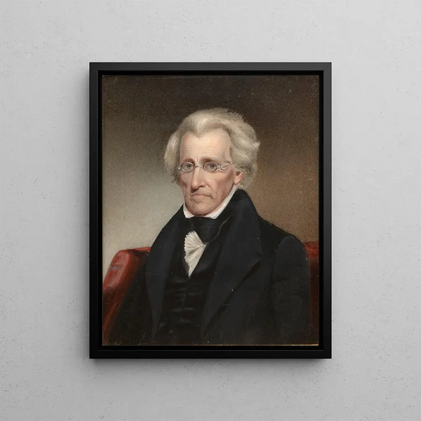 Andrew Jackson - James Tooley Jr. — framed artwork on a wall