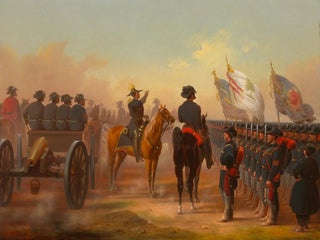 Examen des troupes du Rhode Island et du Maine - James Walker — artwork view