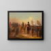 Examen des troupes du Rhode Island et du Maine - James Walker — framed artwork on a wall