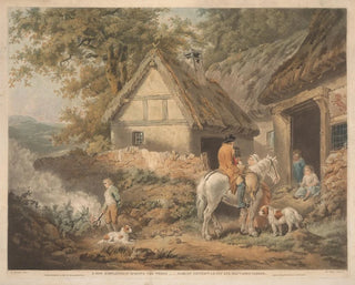 a boy burning weeds - James Ward — artwork view