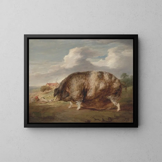 Point de Gloucestershire - James Ward — framed artwork on a wall