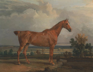 Hunting Scene Painting in a Landscape - James Ward — artwork view