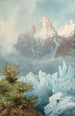 Les Grands Charmoz above the Mer de Glace Chamonix - James Whittet Smith — artwork view
