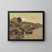 Coastal Village Painting - James Wilson Morrice — framed artwork on a wall