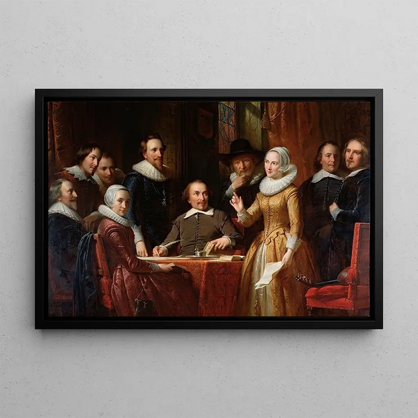 The Muiden Circle - Jan Adam Kruseman — framed artwork on a wall