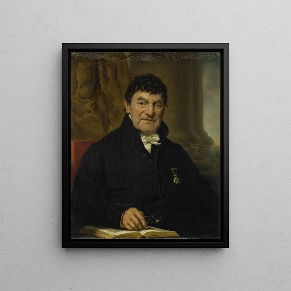 Dr Cornelis Hendrik Roy - Jan Adam Kruseman — framed artwork on a wall