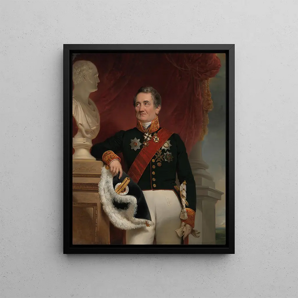 J. C. de Brunet, Russian consul general in Amsterdam - Jan Adam Kruseman — framed artwork on a wall