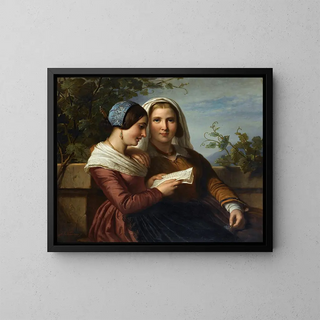 The Love Letter - Jan Adam Kruseman — framed artwork on a wall