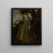 Portrait of a Boy with a Goatee - Jan Albertsz Rotius — framed artwork on a wall
