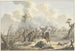 Attack between Crimean Cossacks and French horse artillery - Jan Anthonie Langendijk — artwork view