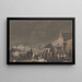 Kermesse sur le Botermarkt à Amsterdam - Jan Anthonie Langendijk — framed artwork on a wall
